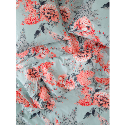 Постельное белье VT из полисатина 023-8 2-х сп с евро простыней с наволочками 70/70 фото 4