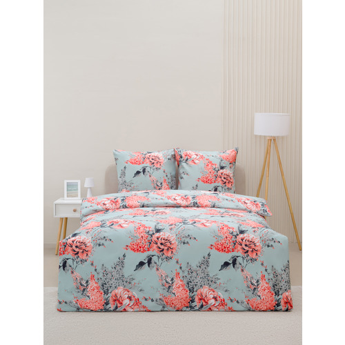 Постельное белье VT из полисатина 023-8 2-х сп с евро простыней с наволочками 70/70 фото 1