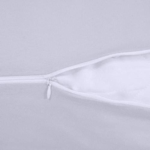 Наволочка на молнии Трикотаж цвет серый в упаковке 2 шт 50/70 см фото 2