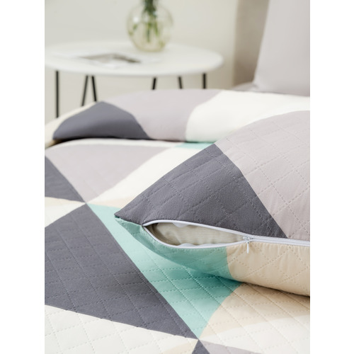 Чехол декоративный VT для подушки с молнией, ультрастеп 4004/2 50/70 см в упаковке 2 шт фото 5