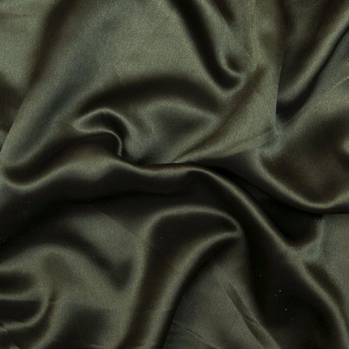 Мерный лоскут шелк искусственный 100% полиэстер 220 см цвет темно-зеленый фото 1