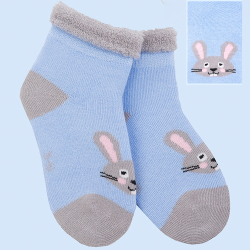 Носки Кролик детские плюш р 12-14 фото 2
