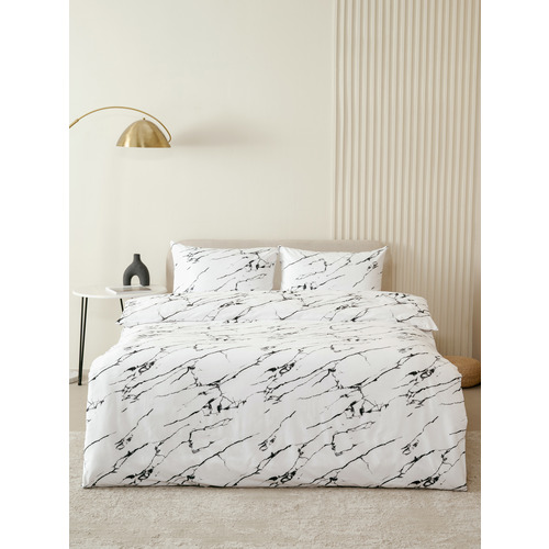 Постельное белье VT из полисатина 11979-01a 2-х сп с евро простыней с наволочками 50/70 фото 1