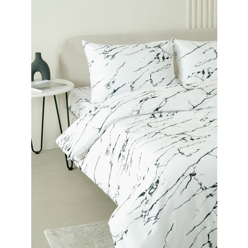 Постельное белье VT из полисатина 11979-01a 2-х сп с евро простыней с наволочками 50/70 фото 5