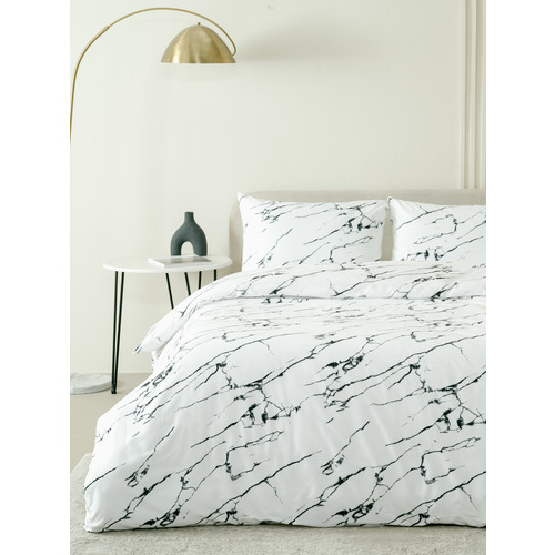 Постельное белье VT из полисатина 11979-01a 2-х сп с евро простыней с наволочками 50/70 фото 4