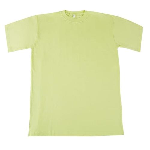 Мужская однотонная футболка цвет салатовый 50 фото 1