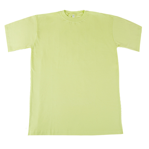 Мужская однотонная футболка цвет салатовый 48 фото 2