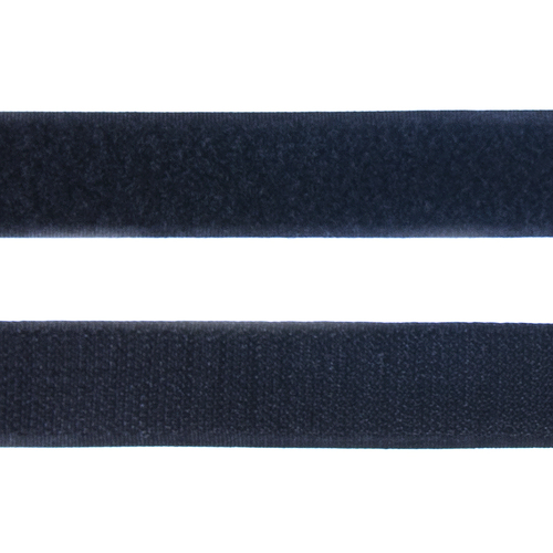 Лента-липучка 25 мм 25 м цвет черный фото 1