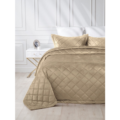 Покрывало VT велюр 260х240 + 2 нав 50х70 цвет HLR-26 фото 6