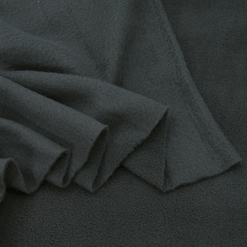 Ткань на отрез флис цвет Темно-серый фото 3
