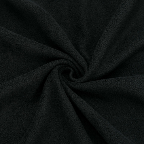 Ткань на отрез флис цвет Черный фото 1