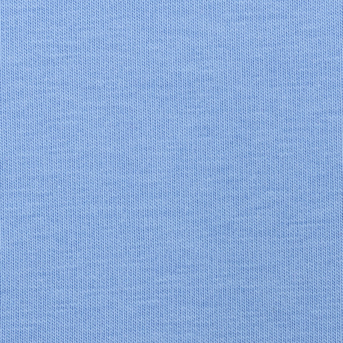 Ткань на отрез кулирка с лайкрой цвет голубой фото 2