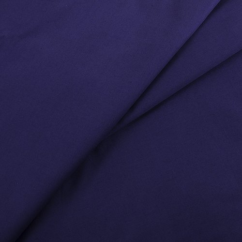 Ткань на отрез сатин гладкокрашеный 250 см 19-3622 цвет фиолетовый фото 2
