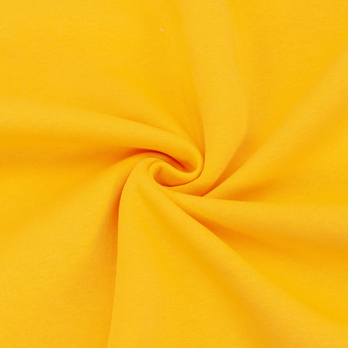 Ткань на отрез футер 3-х нитка начес №114 цвет желтый фото 1