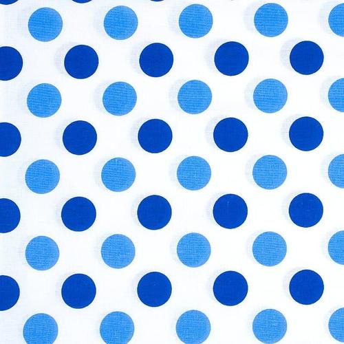 Ткань на отрез бязь плательная 150 см 1718/11 цвет голубой-василек фото 2