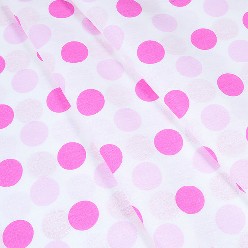 Ткань на отрез бязь плательная 150 см 1718/15 цвет розовый фото 1