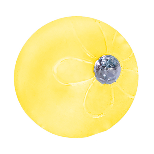 Пуговицы Блузочные со стразой 13 мм цвет А322 св-желтый упаковка 24 шт фото 1