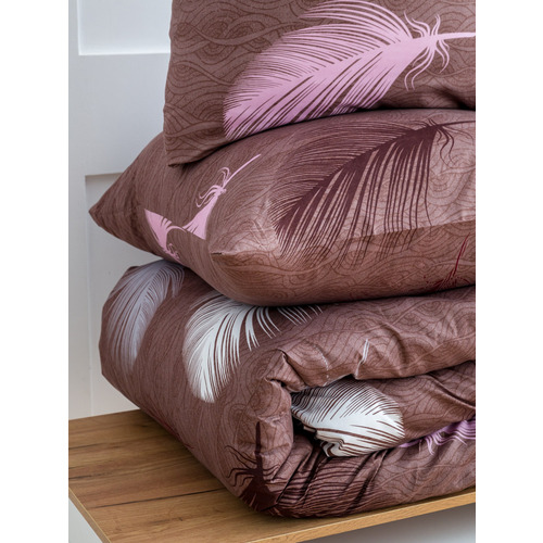 Постельное белье 4236 2-х сп с евро простыней с наволочками 70/70 фото 15