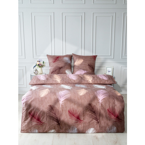 Постельное белье 4236 2-х сп с евро простыней с наволочками 70/70 фото 14