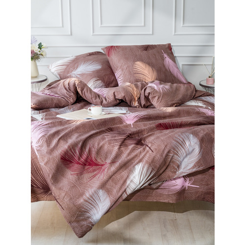 Постельное белье 4236 2-х сп с евро простыней с наволочками 70/70 фото 11