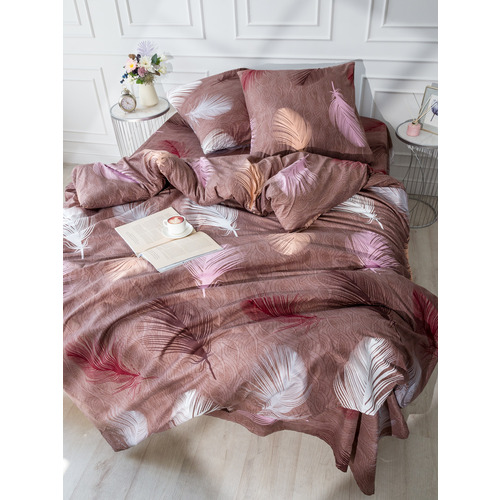 Постельное белье 4236 2-х сп с евро простыней с наволочками 70/70 фото 1