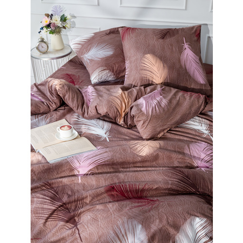 Постельное белье 4236 2-х сп с евро простыней с наволочками 70/70 фото 9