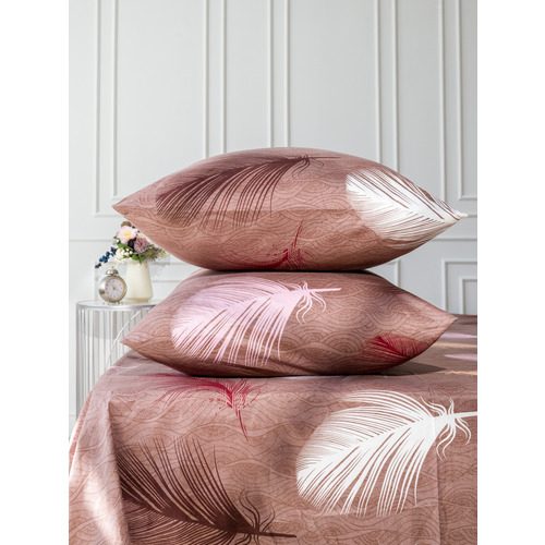 Постельное белье 4236 2-х сп с евро простыней с наволочками 70/70 фото 3