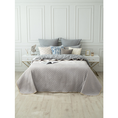 Покрывало VT ультрастеп двухстороннее микрофибра 14-0000 240/210 фото 1