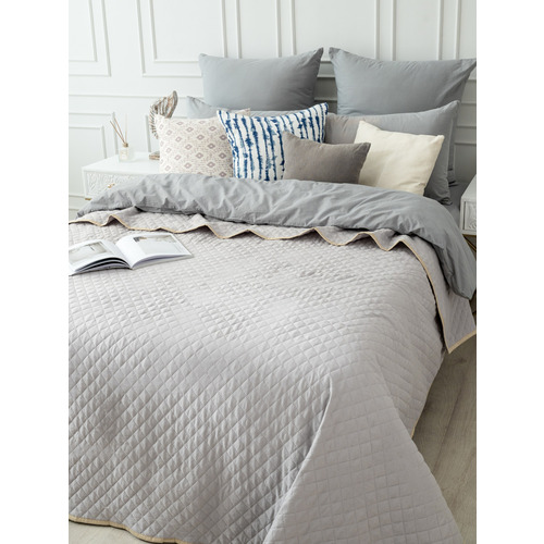 Покрывало VT ультрастеп двухстороннее микрофибра 14-0000 240/210 фото 5