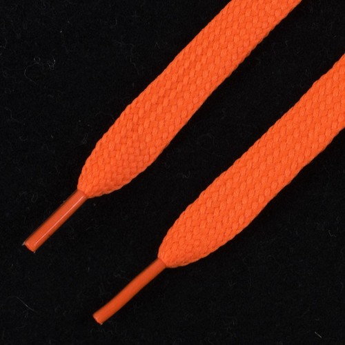 Шнурки плоские, оранжевый 115см уп 2 шт фото 2