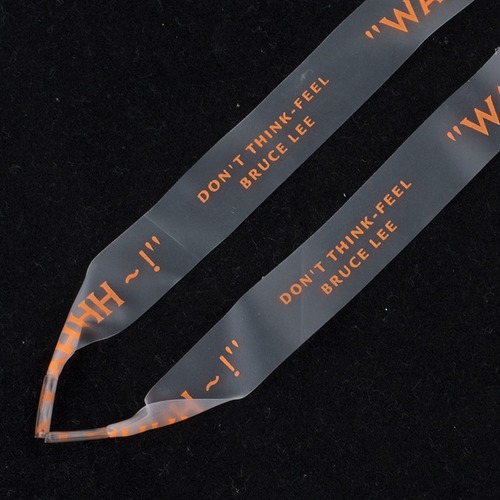 Шнурки силиконовые оранжевая надпись 130см уп 2 шт фото 1