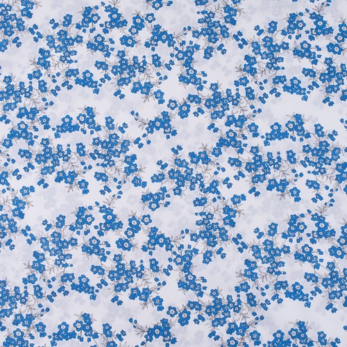 Ткань на отрез перкаль б/з 150 см 13153/5 Сакура цвет синий фото 1
