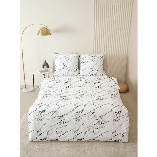 Постельное белье VT из полисатина 11979-01a 2-х сп с евро простыней фото 6