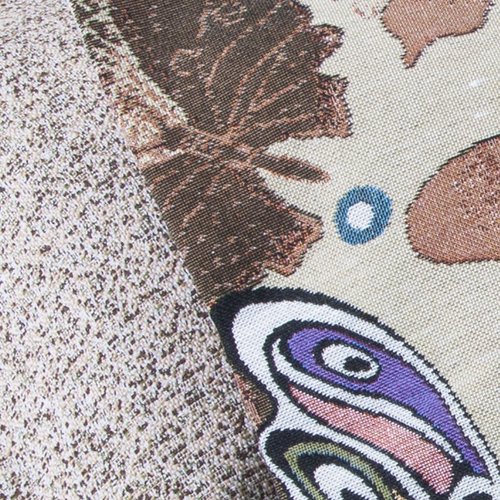 Наволочка гобелен декоративная 35/35 см Бабочка в тени фото 4
