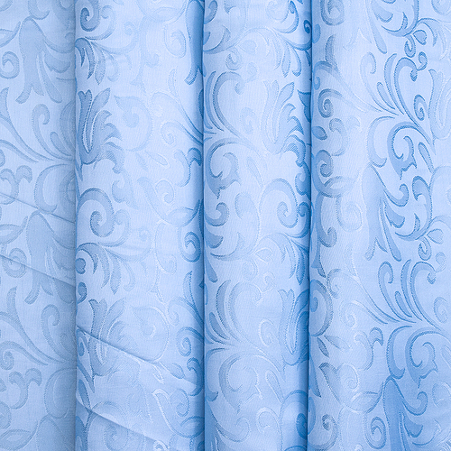 Портьерная ткань 150 см на отрез 100/2С цвет 17 голубой фото 1