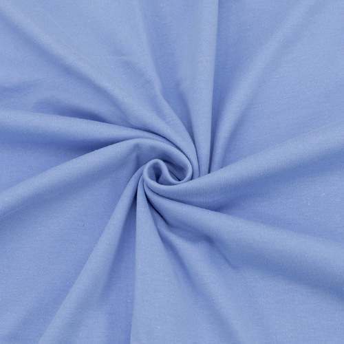 Ткань на отрез кулирка М-3099 цвет голубой фото 1