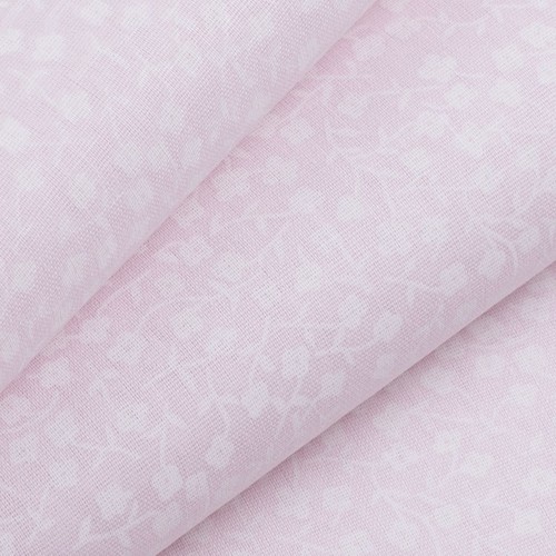 Ткань на отрез бязь плательная 150 см 1672/3 цвет розовый фото 2