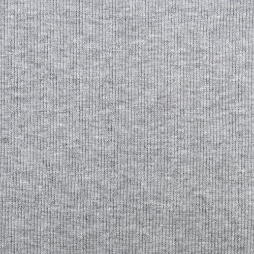 Ткань на отрез кашкорсе с лайкрой цвет серый меланж фото 3