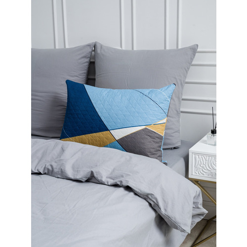 Чехол декоративный VT для подушки с молнией, ультрастеп 4256 50/70 см в упаковке 2 шт фото 6