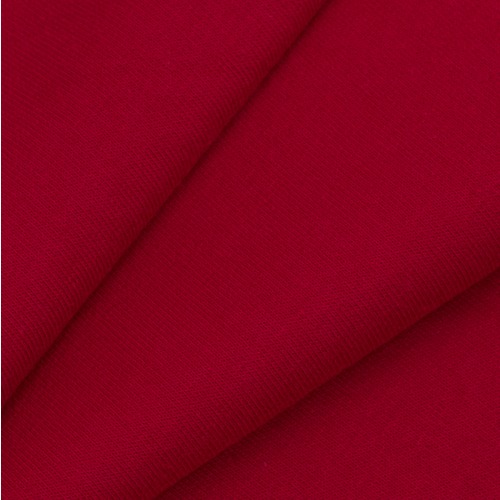 Ткань на отрез футер петля с лайкрой Chinese Red 9023а фото 1