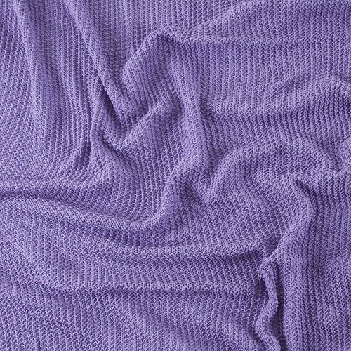 Покрывало-плед Петелька 150/200 цвет фиолетовый фото 3