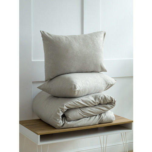 Постельное жаккард 14-0000 2-х сп с евро простыней с наволочками 50/70 фото 13