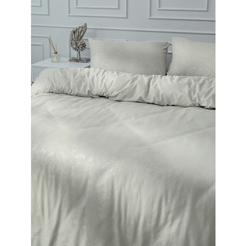 Постельное жаккард 14-0000 2-х сп с евро простыней с наволочками 50/70 фото 9