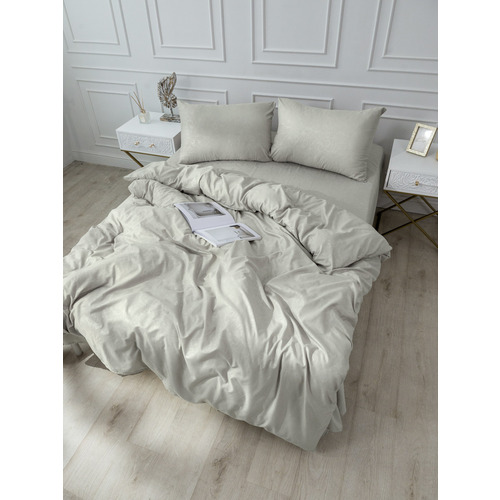 Постельное жаккард 14-0000 2-х сп с евро простыней с наволочками 50/70 фото 1