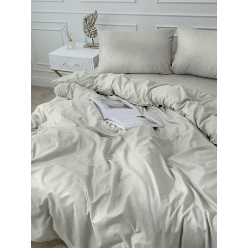 Постельное жаккард 14-0000 2-х сп с евро простыней с наволочками 50/70 фото 5