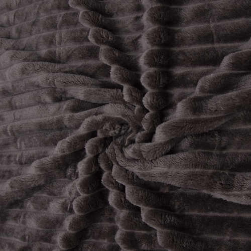 Ткань на отрез велсофт Orrizonte 300 гр/м2 200 см цвет баклажан фото 1
