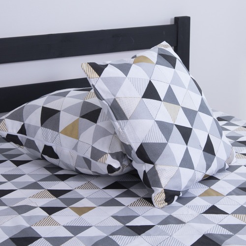 Подушка декоративная на молнии рогожка 3086-1 45/45 см фото 2