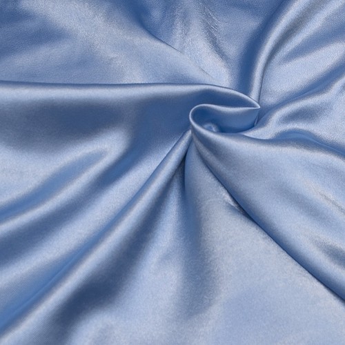 Маломеры шелк искусственный 100% полиэстер 220 см цвет голубой 1.07 м фото 1