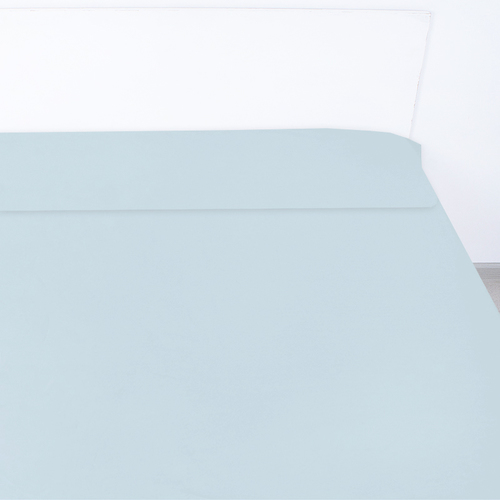 Пододеяльник из сатина 14-4504 цвет серо-голубой, 1,5 спальный фото 1