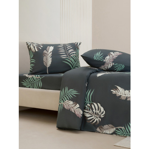 Постельное белье VT из полисатина DJL7126 2-х сп с евро простыней с наволочками 50/70 фото 5